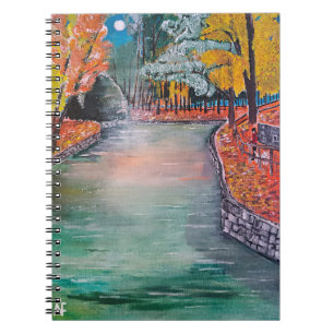 Parque de San Vicente Painting by Alfred Fox Notebook