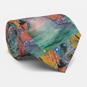 Parque de San Vicente Painting by Alfred Fox Tie