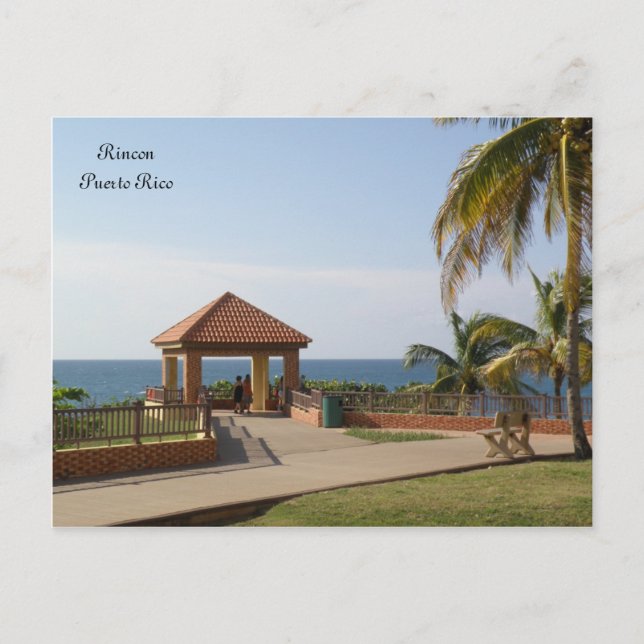Parque del Faro Rincon Puerto Rico Postcard (Front)