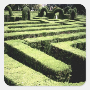Parque del Laberinto, 1791 (photo) Square Sticker
