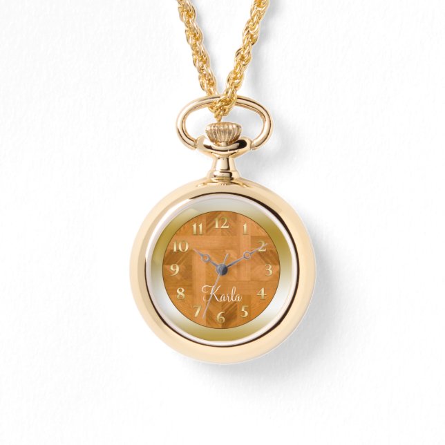 Parquet Personalised Watch (Front)