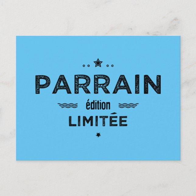 Parrain édition limitée postcard (Front)