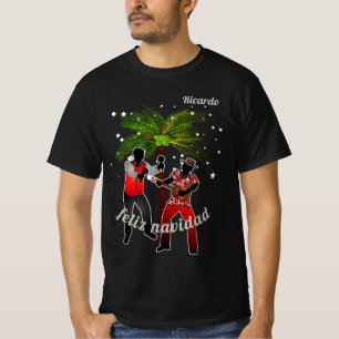 Parranderos under Palm Tree with your Name T-Shirt
