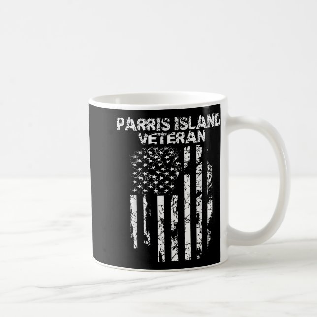 Parris Island Veteran  Coffee Mug (Right)