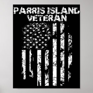 Parris Island Veteran Poster