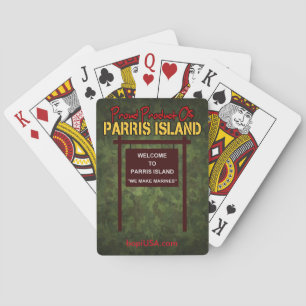 Parris Island "We Make Marines" Playing Cards