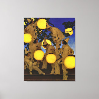 Parrish The Lantern Bearers Canvas Print