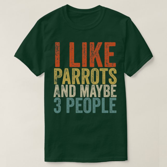 parrot 5 5 T-Shirt (Design Front)