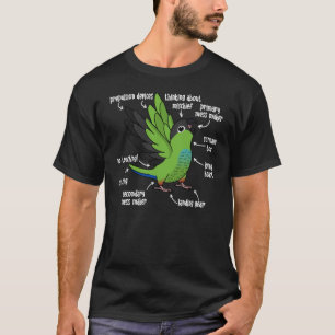 Parrot Anatomy I Nanday Conure T-Shirt