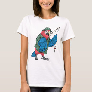 Parrot Angler Fishing rod Fishing T-Shirt