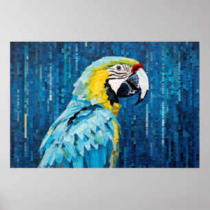 Parrot Animal Bird Art Decor Paint 