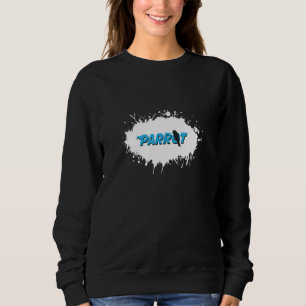 Parrot Animal Fun Splash Sweatshirt