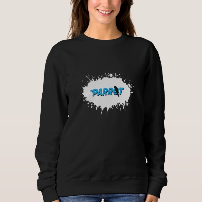 Parrot Animal Fun Splash Sweatshirt (Front)