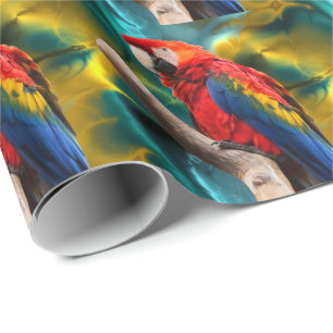 Parrot Art 1 Wrapping Paper