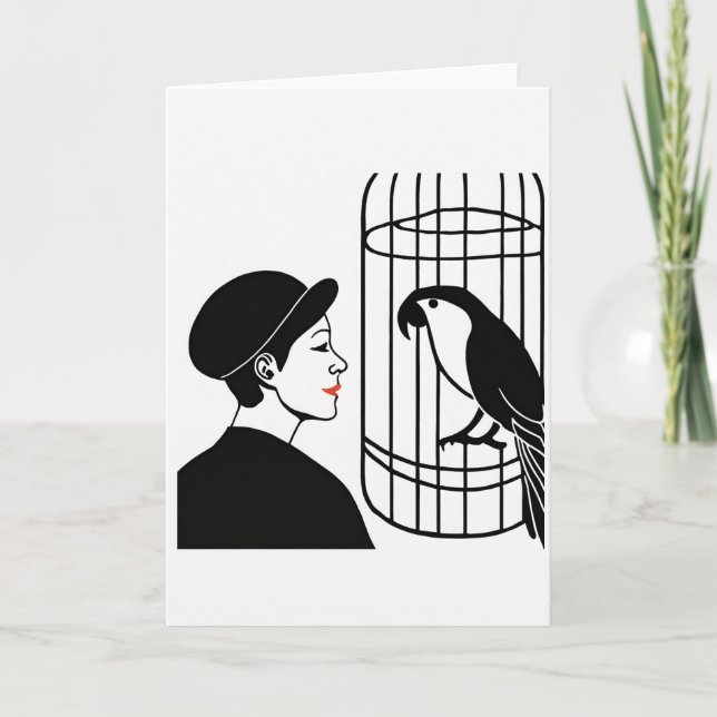 Parrot Art Card (Front)