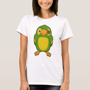 Parrot as Pirate with Eyepatch T-Shirt