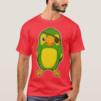 Parrot as Pirate with Eyepatch T-Shirt