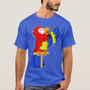Parrot as Singer with Microphone T-Shirt