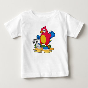 Parrot as Soccer player with Soccer Baby T-Shirt