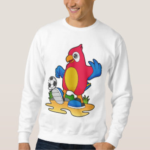 Parrot as Soccer player with Soccer Sweatshirt