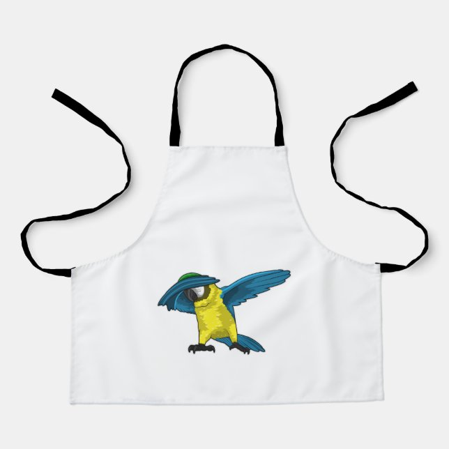 Parrot at Hip Hop Dance Dab Apron (Front)