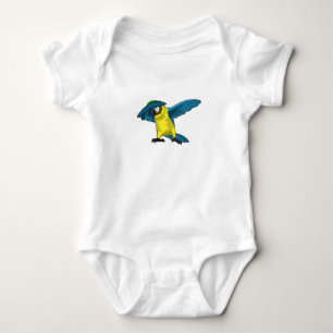 Parrot at Hip Hop Dance Dab Baby Bodysuit