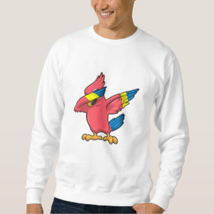 Parrot at Hip Hop Dance Dab Sweatshirt