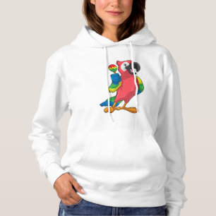 Parrot at Music with Maracas Hoodie