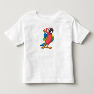 Parrot at Music with Maracas Toddler T-Shirt