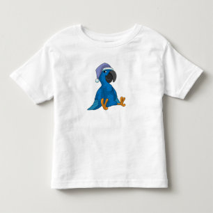 Parrot at Sleeping with Nightcap Toddler T-Shirt