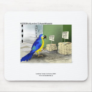Parrot Bathroom Fixtures Mouse Pad
