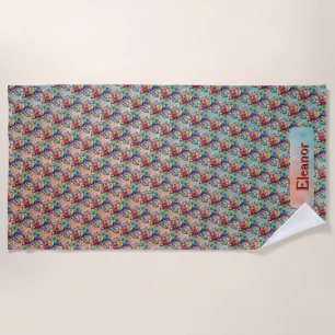 Parrot Beach Towel