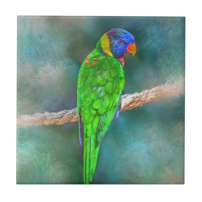 Parrot Bird 80 Tile (Front)