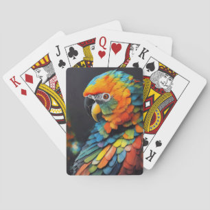 Parrot Bird Animal Discovery Adventure Nature  Playing Cards