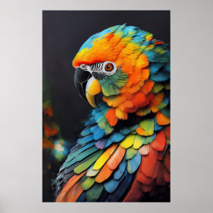 Parrot Bird Animal Discovery Adventure Nature  Poster