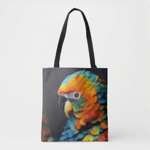 Parrot Bird Animal Discovery Adventure Nature Tote Bag
