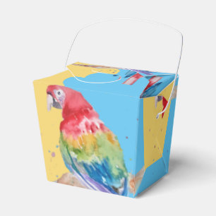 Parrot Bird Childs Boys Birthday Cake Favor Box