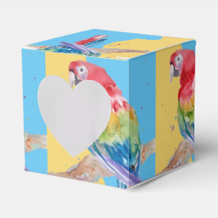 Parrot Bird Childs Boys Birthday Cake Favour Box