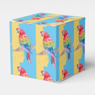 Parrot Bird Childs Boys Birthday Cake Favour Box