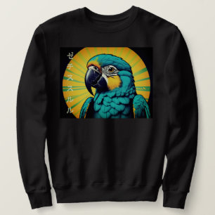 Parrot Bird Design Sweatshirt for Men