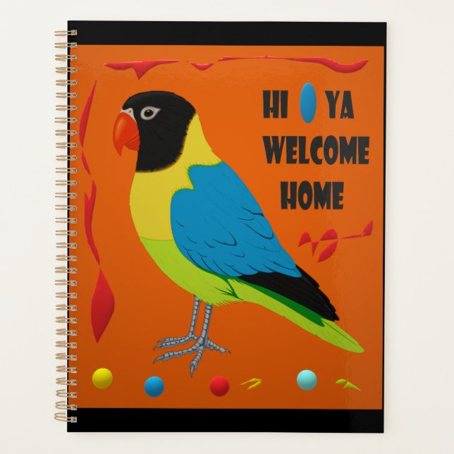 Parrot bird picture perfect art planner (Front)