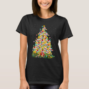 Parrot Bird  Xmas Lights Santa Parrot Christmas Tr T-Shirt