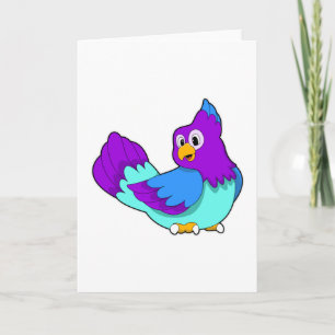 Parrot blue card