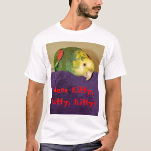 Parrot calling its human. T-Shirt