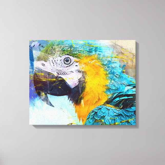 Parrot Canvas Print (Front)
