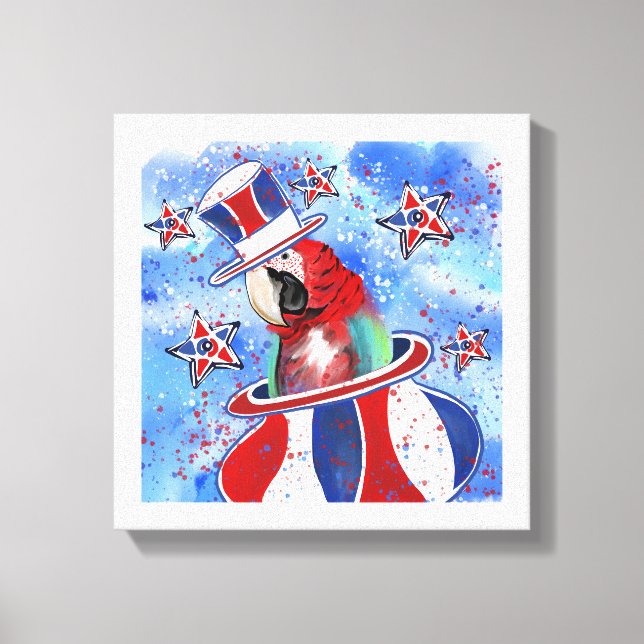 Parrot Canvas Print (Front)