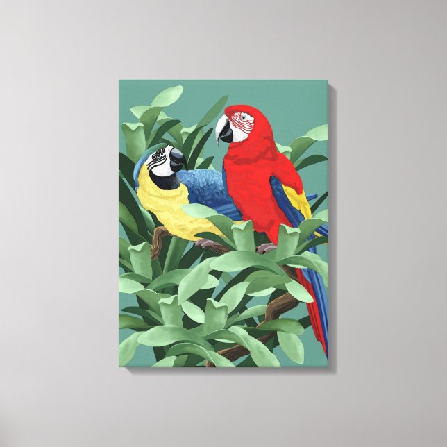 Parrot Canvas Prints (Front)