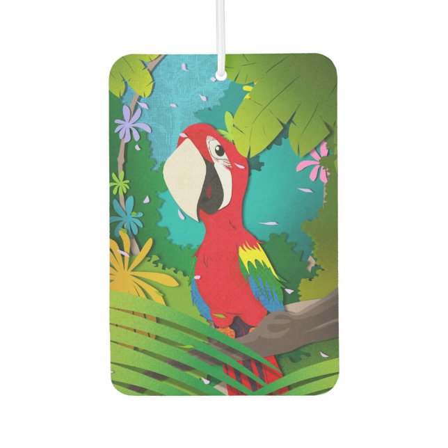 Parrot Car Air Freshener (Front)