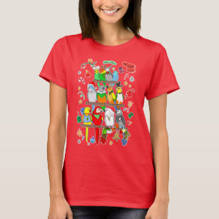 Parrot Christmas Holly Jolly T-Shirt