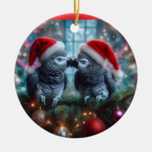 Parrot Christmas Ornament